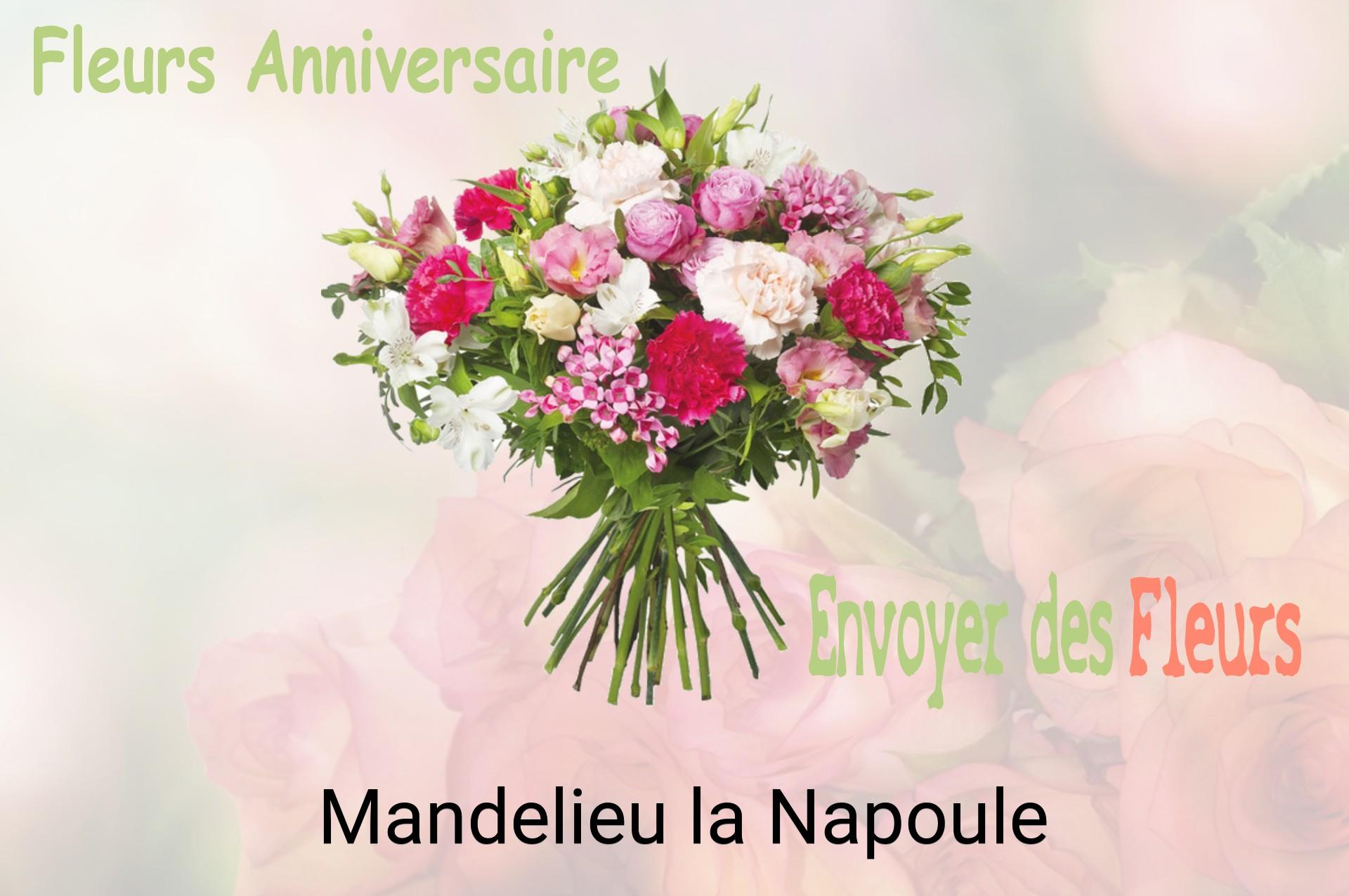 Bouquet de fleurs d’anniversaire livré à Mandelieu-la-Napoule